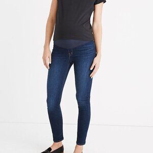 NWT Madewell Maternity Over-the-Belly Skinny Jeans in Hayes Wash size 25